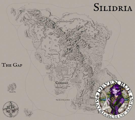 Continent of Silidria VTT Map