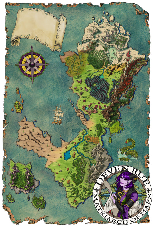 Soro Continent Map