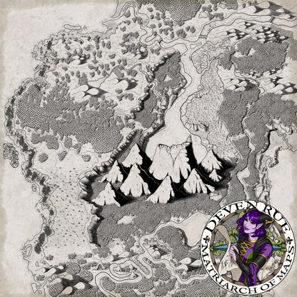 The Painted Lands Map