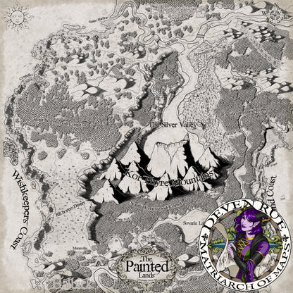 The Painted Lands Map