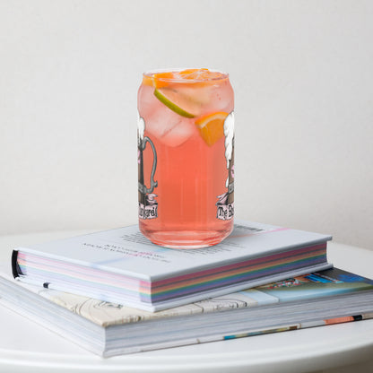 The Blushing Tankard Can-shaped Glass