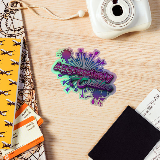 Aggressively Creative Holographic Stickers