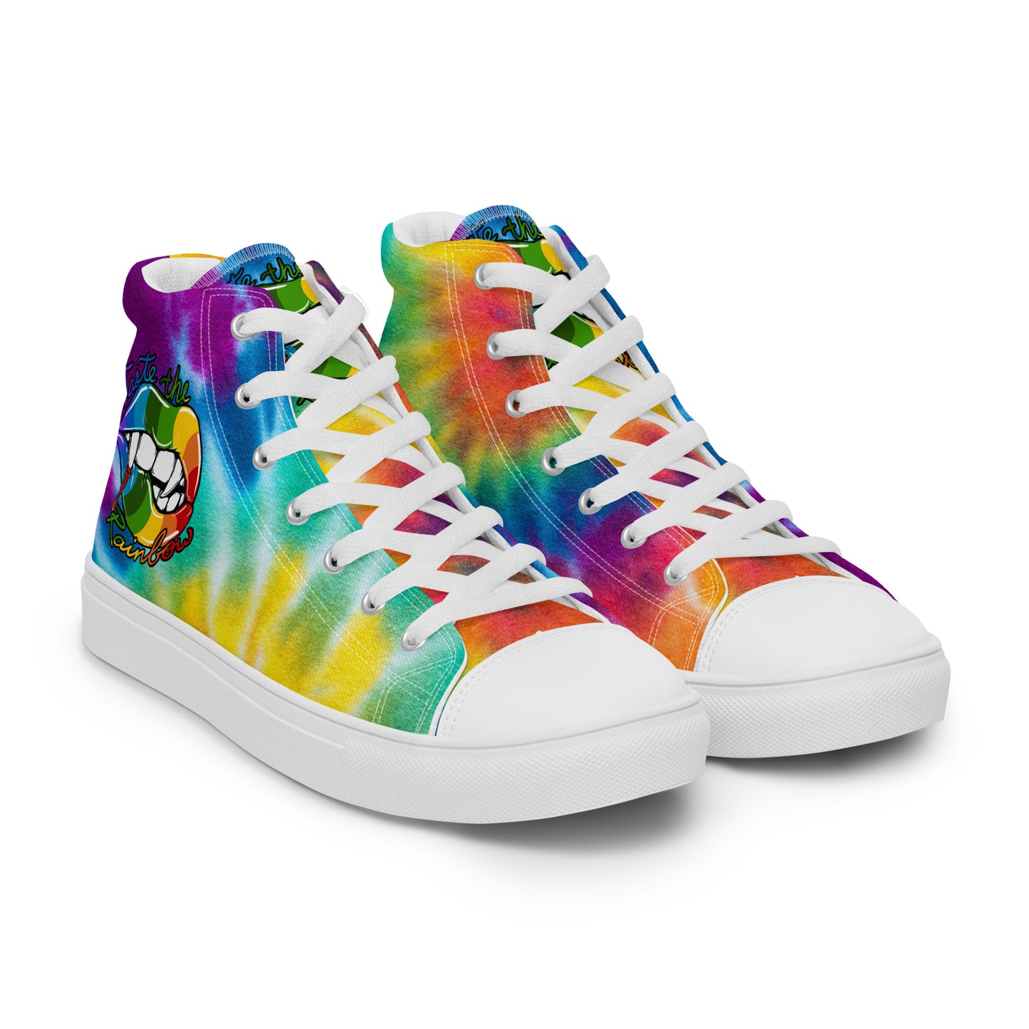 Taste the Rainbow Wide High Top Shoes