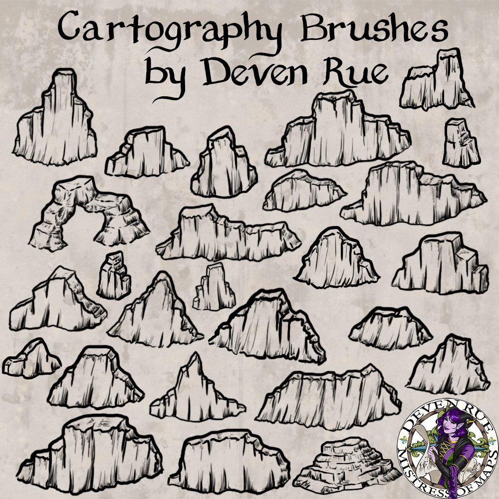 World & Regional Cartography Ultimate Brush Pack