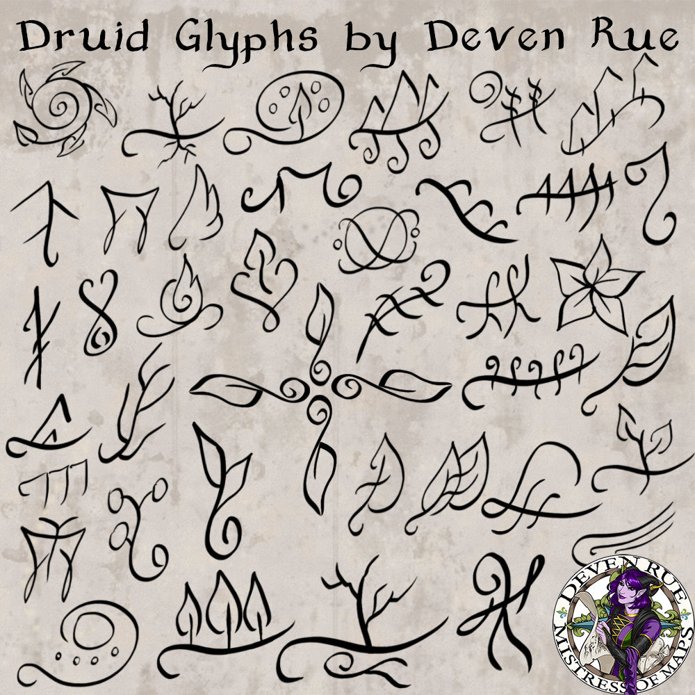 Druid Glyphs Brush Pack