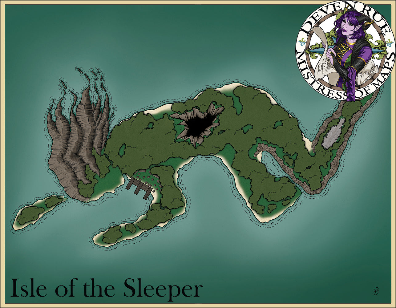 Isle of the Sleeper VTT Map