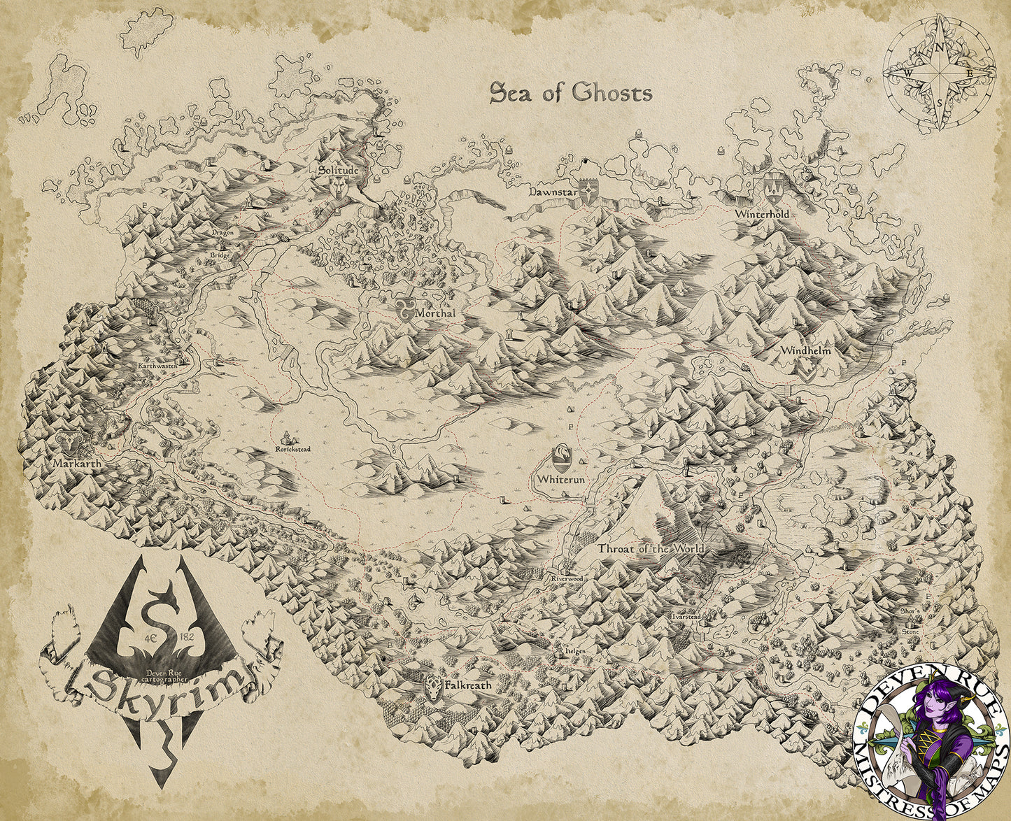 Mapa de Skyrim VTT