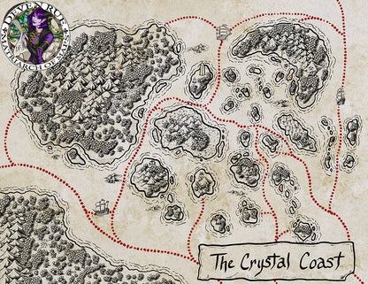 The Crystal Coast VTT Map Pack