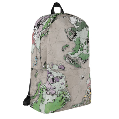 Right side view: The Ortheiad map backpack by Deven Rue.