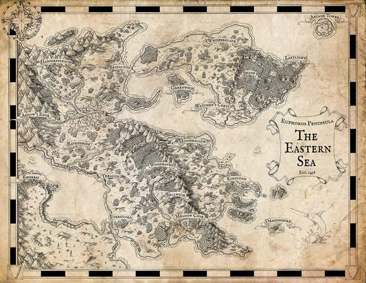 The Euphoros Map by Deven Rue.