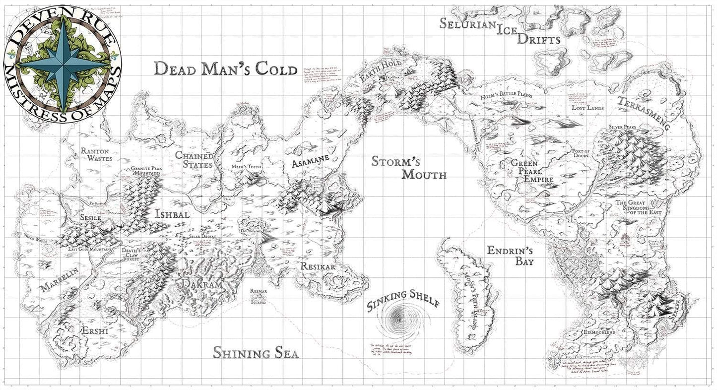 Deven Rue Prop Maps Annotated Kroako Printed Map